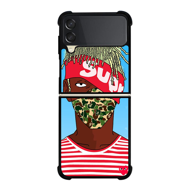 SUPREME LIL UZI VERT BATHING APE KAKASHI Samsung Galaxy Z FLip 3 5G Case Cover