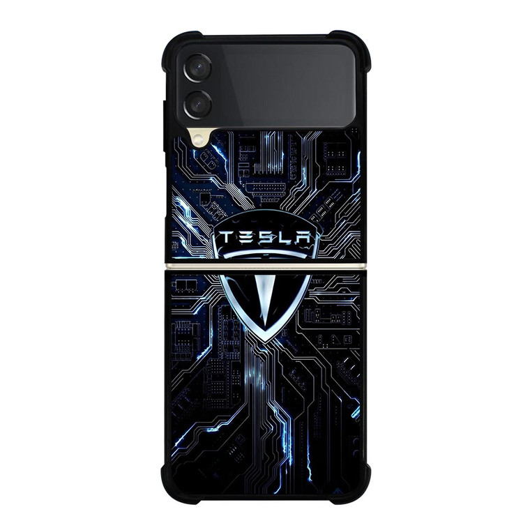 TESLA ELECTRIC Samsung Galaxy Z FLip 3 5G Case Cover