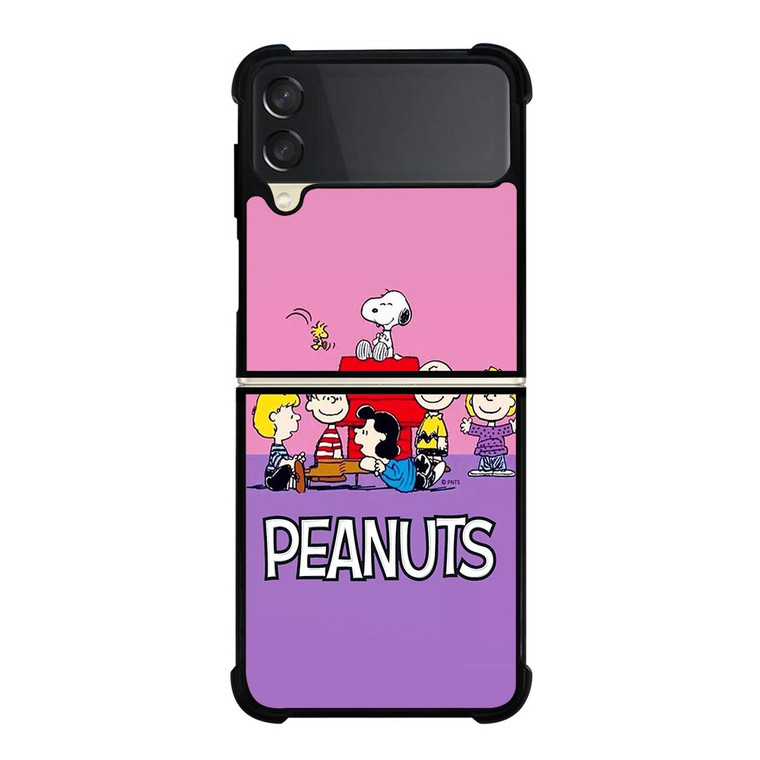 THE PEANUTS SNOOPY AND FRIEND Samsung Galaxy Z FLip 3 5G Case Cover