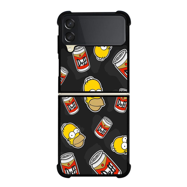 THE SIMPSONS HOMER DUFF BEER Samsung Galaxy Z FLip 3 5G Case Cover