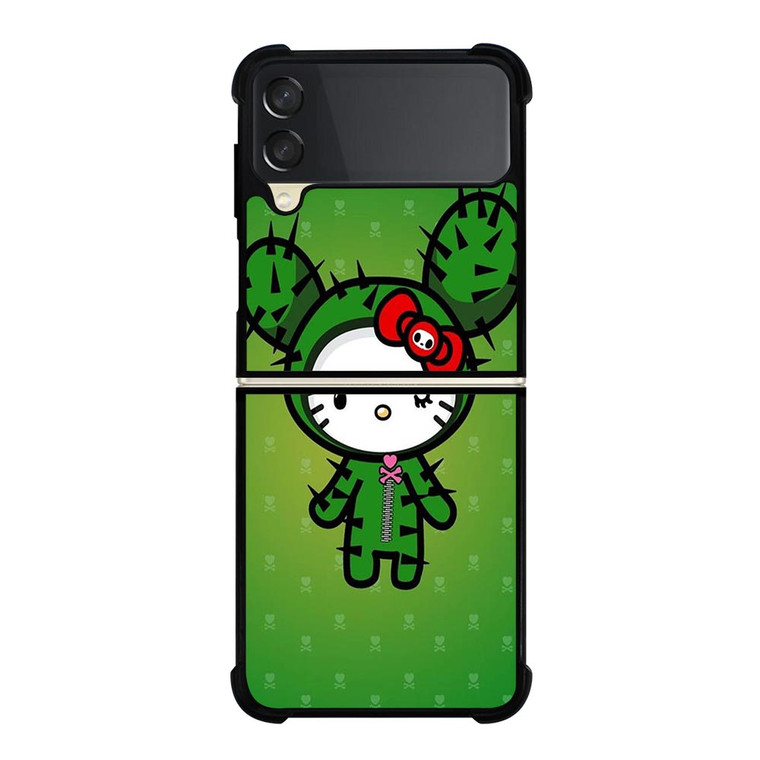 TOKIDOKI HELLO KITTY CACTUS Samsung Galaxy Z FLip 3 5G Case Cover