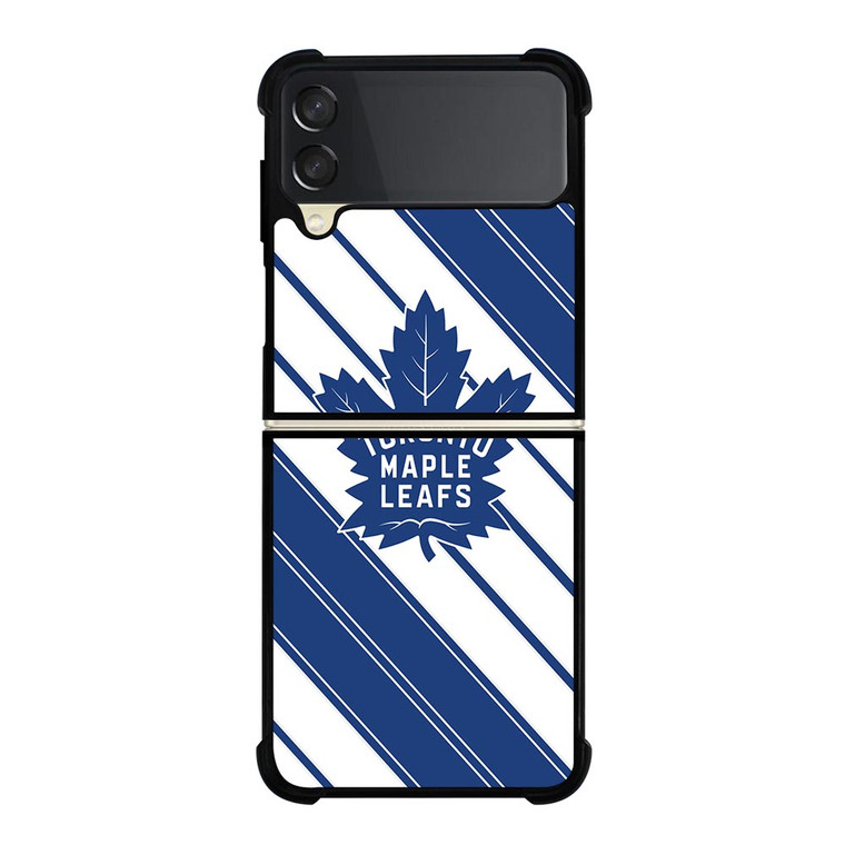 TORONTO MAPLE LEAFS DIAGONAL STRIPE Samsung Galaxy Z FLip 3 5G Case Cover