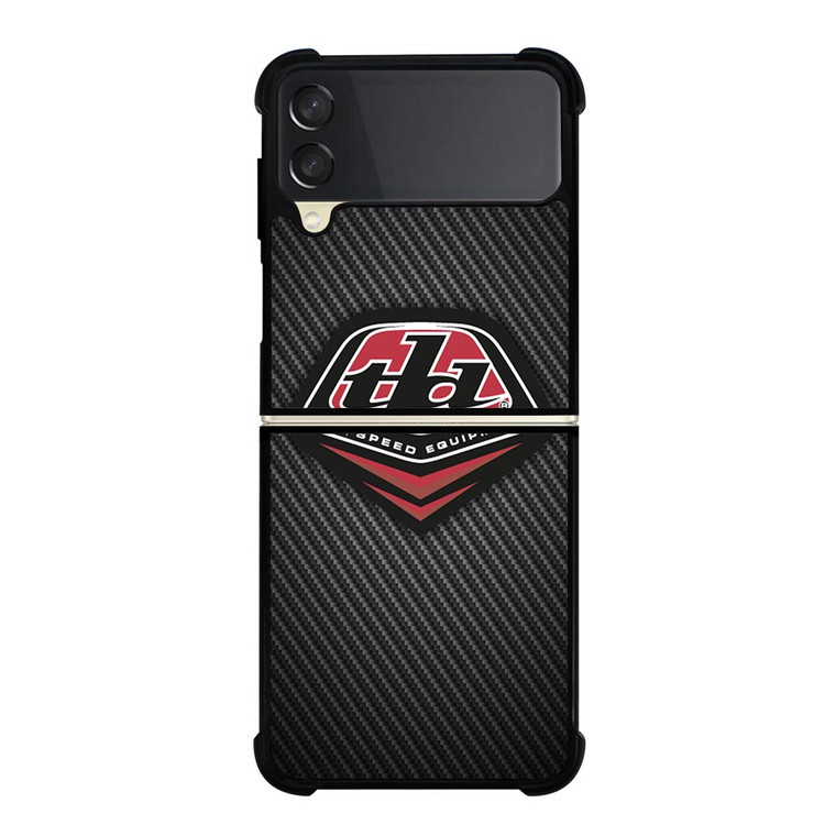 TROY LEE DESIGNS TLD CARBON Samsung Galaxy Z FLip 3 5G Case Cover