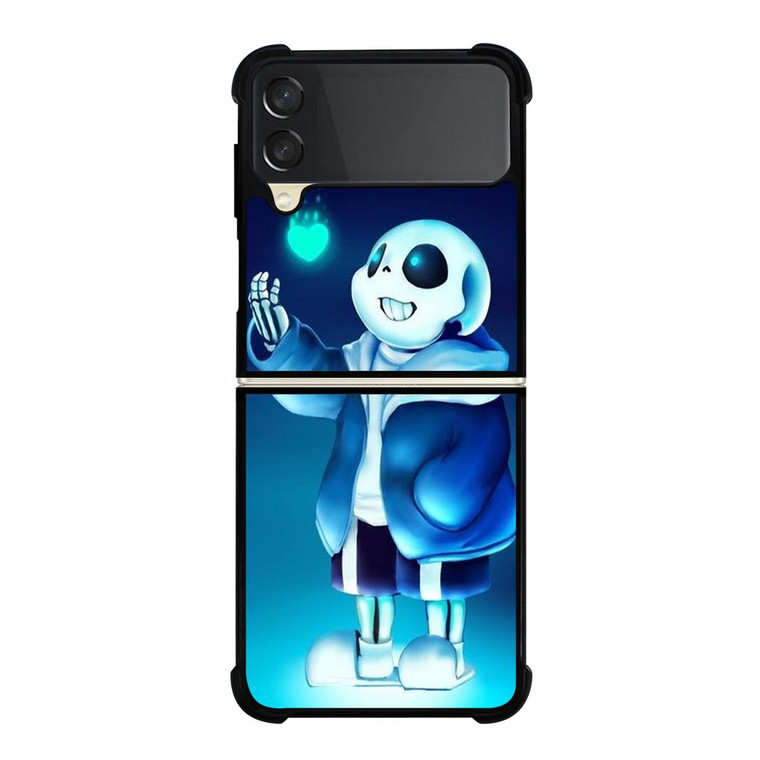 UNDERTALE GLOWING LOVE SYMBOL Samsung Galaxy Z FLip 3 5G Case Cover