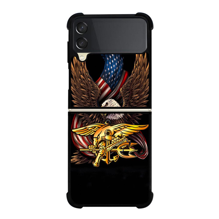 US NAVY SEALS LOGO Samsung Galaxy Z FLip 3 5G Case Cover US NAVY SEALS LOGO Samsung Galaxy Z FLip 3 5G Case Cover