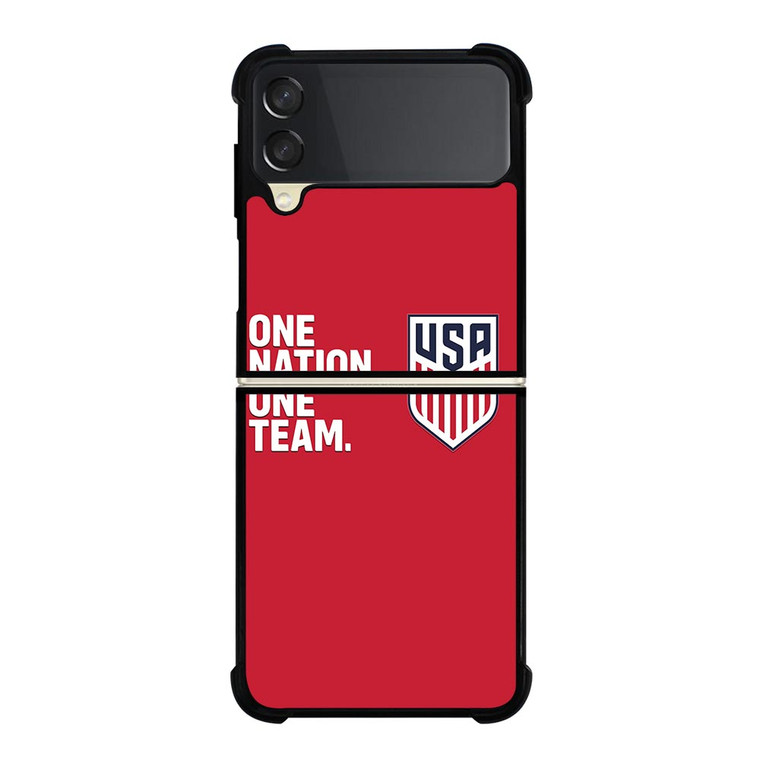 USA SOCCER ONE NATION ONE TEAM Samsung Galaxy Z FLip 3 5G Case Cover