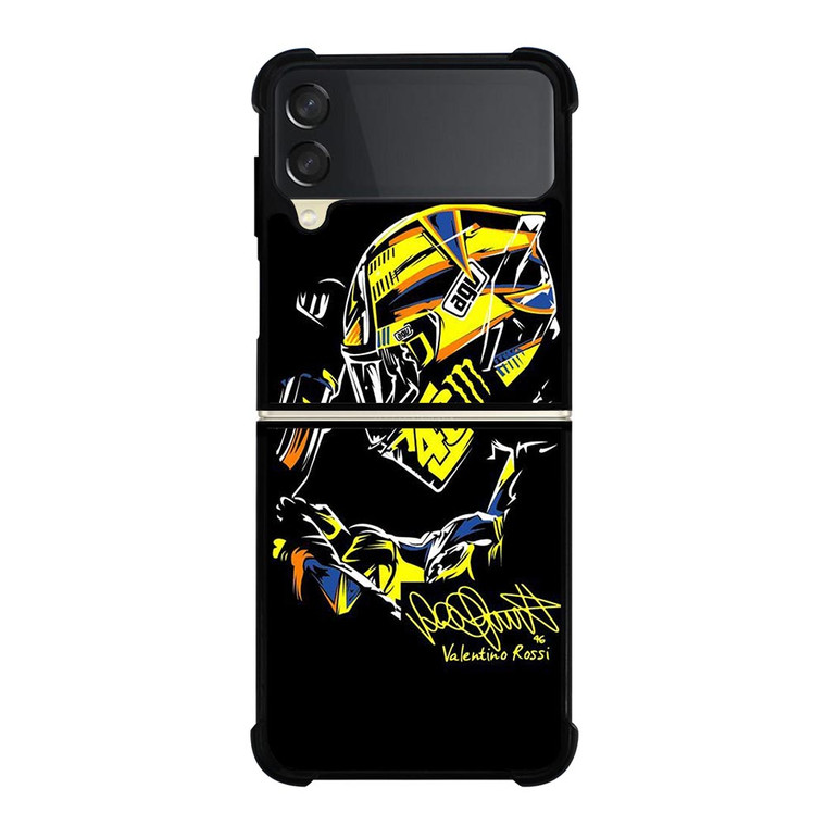 VALENTINO ROSSI 46 SIGNATURE Samsung Galaxy Z FLip 3 5G Case Cover