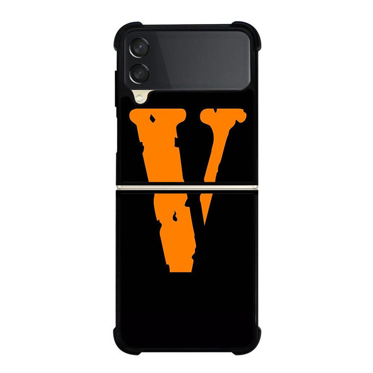 VLONE BLACK LOGO Samsung Galaxy Z FLip 3 5G Case Cover