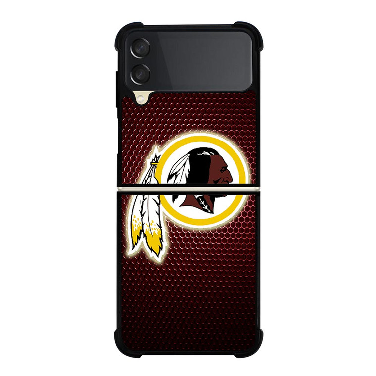 WAHINGTON REDSKINS METAL LOGO Samsung Galaxy Z FLip 3 5G Case Cover