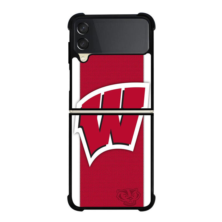 WISCONSIN BADGERS LOGO Samsung Galaxy Z FLip 3 5G Case Cover