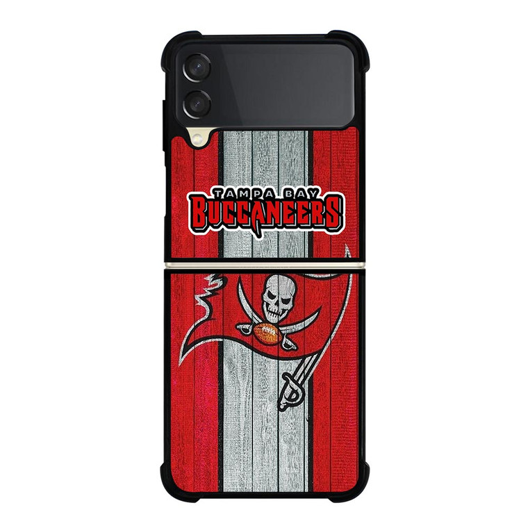 WOODEN LOGO TAMPA BAY BUCCANEERS Samsung Galaxy Z FLip 3 5G Case Cover