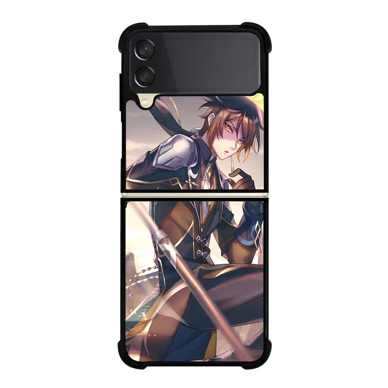 ZHONGLI GENSHIN IMPACT 2 Samsung Galaxy Z FLip 3 5G Case Cover