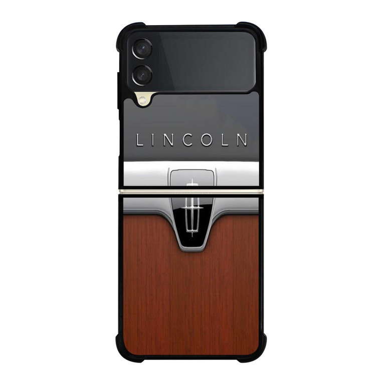 LINCOLN MOTOR WOODEN CHROME LOGO Samsung Galaxy S10e Case
