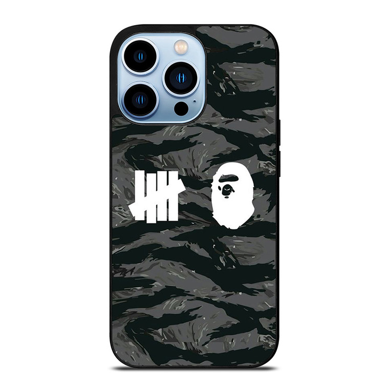 UNDEFEATED BAPE LOGO CAMO iPhone 13 Pro Max Case