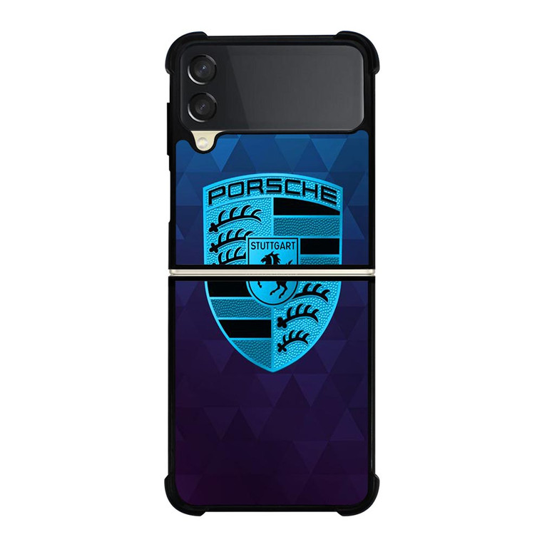 PORSCHE CAR BLUE LOGO Samsung Galaxy S10e Case