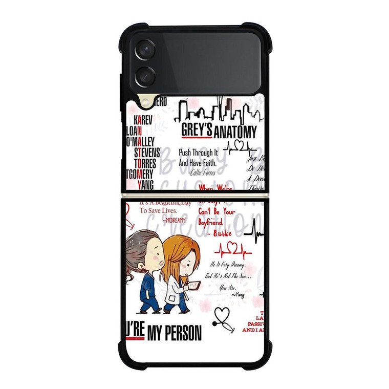 QUOTES OF GREY'S ANATOMY Samsung Galaxy S10e Case
