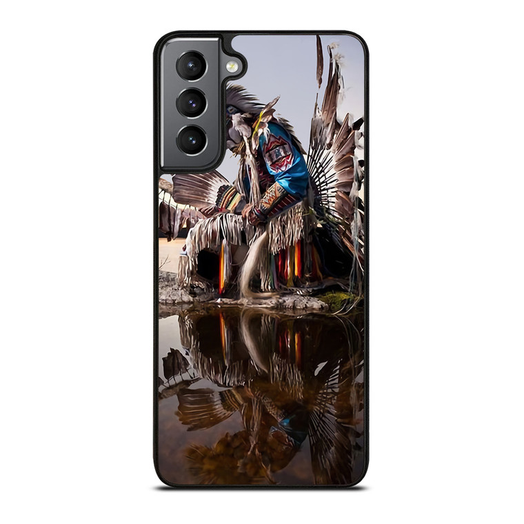 NATIVE AMERICAN INDIAN FEATHERS Samsung Galaxy S21 Plus Case