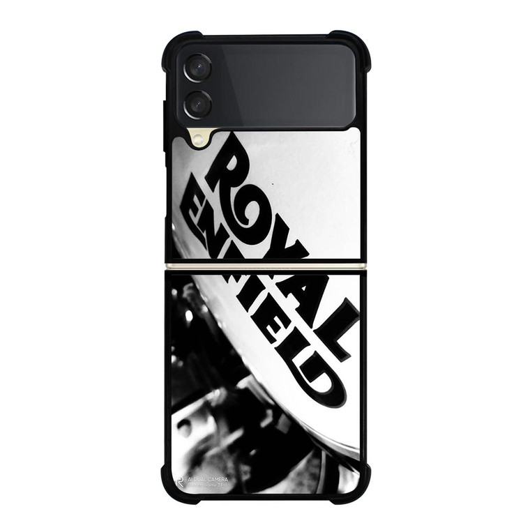 ROYAL ENFIELD LOGO BLACK WHITE Samsung Galaxy S10e Case