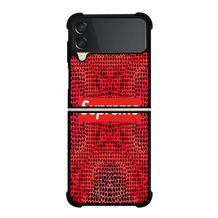 SUPREME RED SNAKE SKIN Samsung Galaxy S10e Case