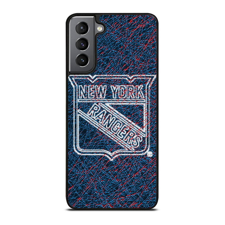 NEW YORK RANGERS ABSTRACT Samsung Galaxy S21 Plus Case