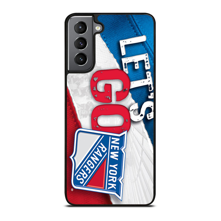 NEW YORK RANGERS LET'S GO Samsung Galaxy S21 Plus Case