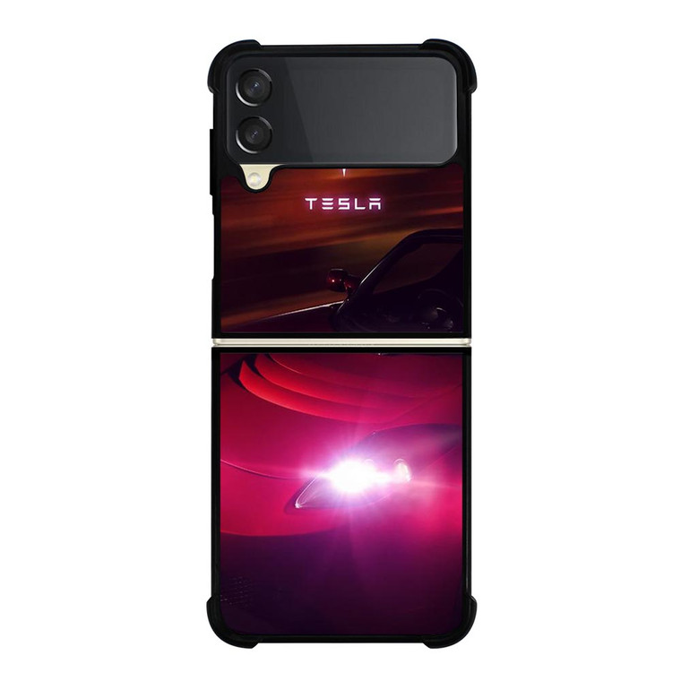 TESLA MOTORS RED CAR Samsung Galaxy S10e Case