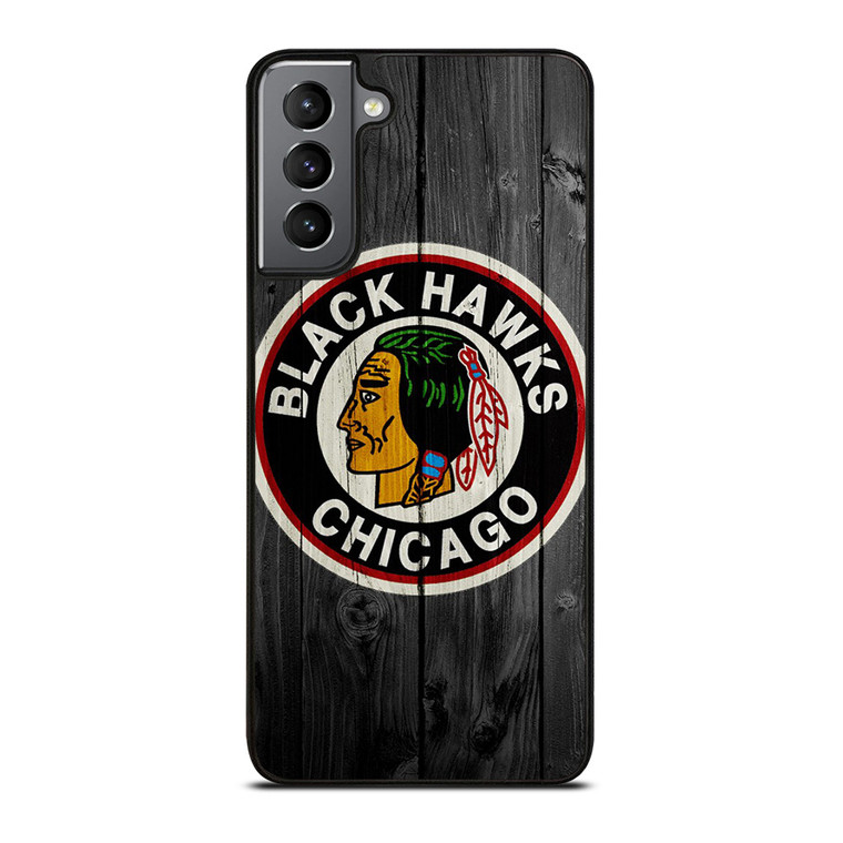 NHL CHICAGO BLACKHAWKS RETRO Samsung Galaxy S21 Plus Case
