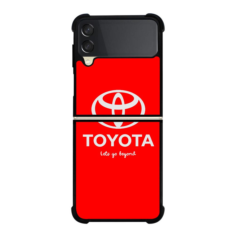 TOYOTA LETS GO BEYOND LOGO RED Samsung Galaxy S10e Case