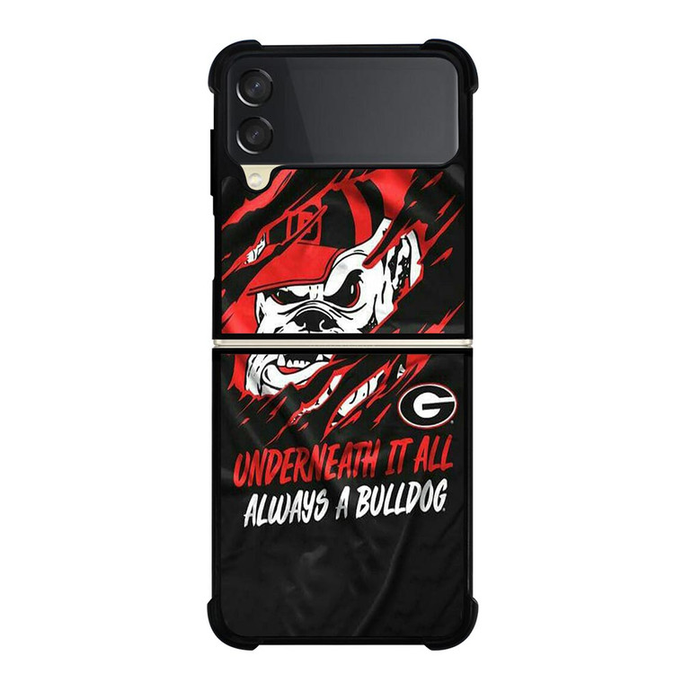 UGA GEORGIA BULLDOGS UNDERNEATH IT ALL Samsung Galaxy S10e Case