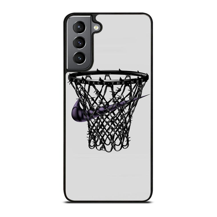 NIKE LOGO RING BASKETBALL NEVER STOPS Samsung Galaxy S21 Plus Case