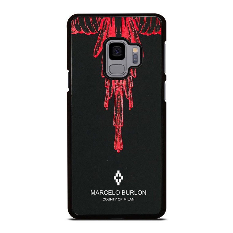 MARCELO BURLON RED Samsung Galaxy S9 Case