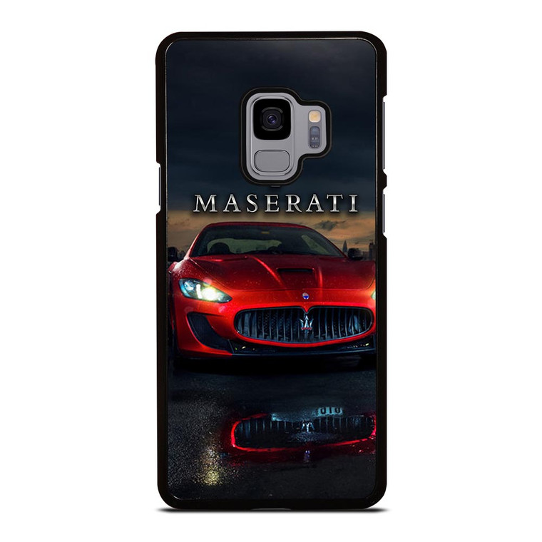 MASERATI RED CAR LOGO Samsung Galaxy S9 Case