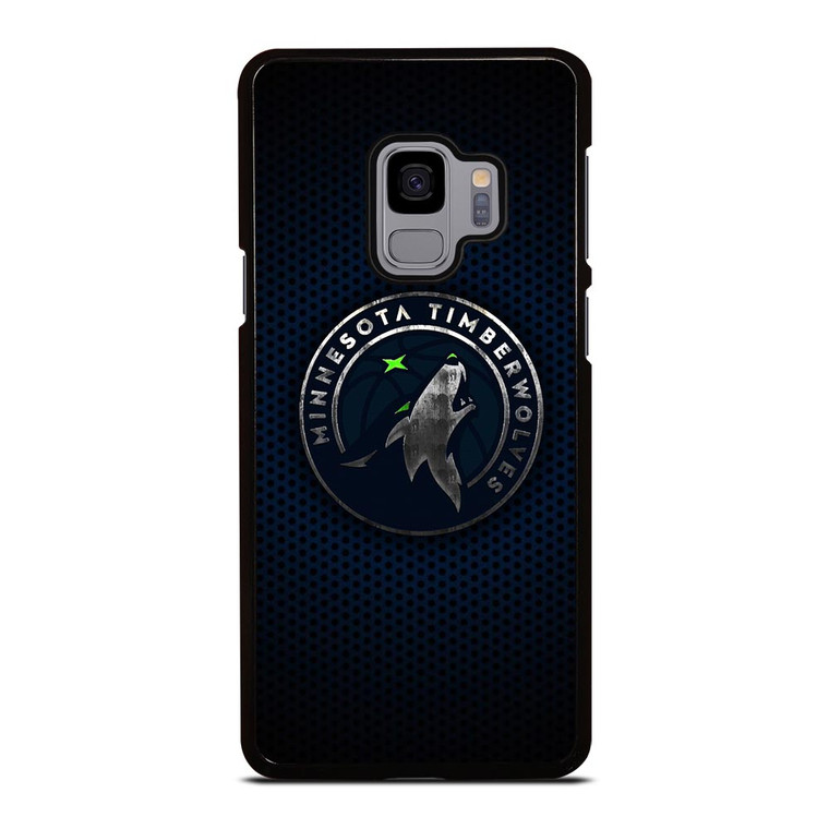 MINNESOTA TIMBERWOLVES BLUE CARBON Samsung Galaxy S9 Case