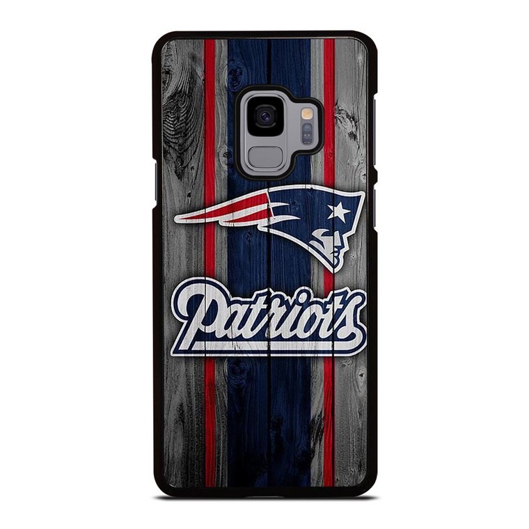 NEW ENGLAND PATRIOTS WOODEN LOGO Samsung Galaxy S9 Case