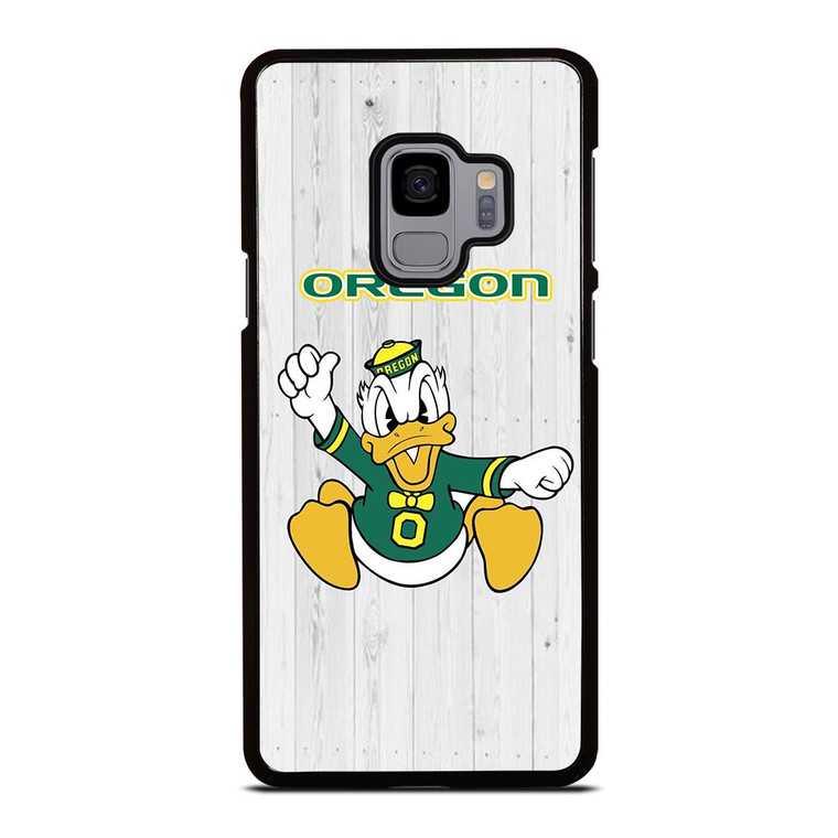 OREGON DUCKS WOODEN LOGO Samsung Galaxy S9 Case