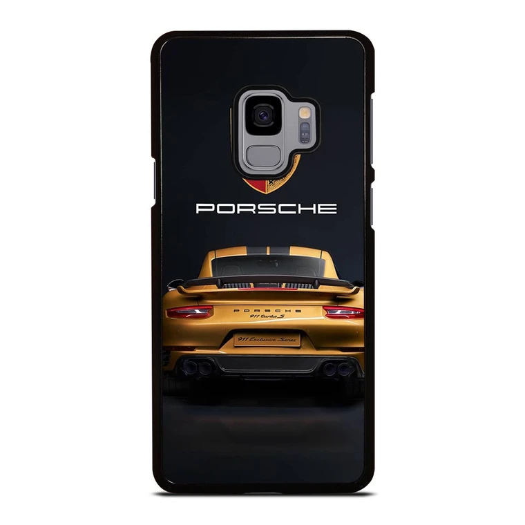PORSCHE CAR LOGO 2 Samsung Galaxy S9 Case
