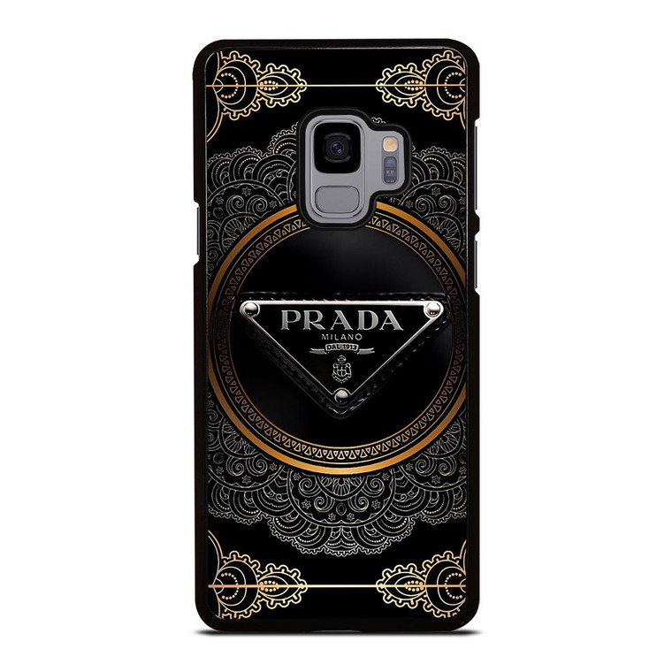 PRADA MILANO BLACK GOLD Samsung Galaxy S9 Case