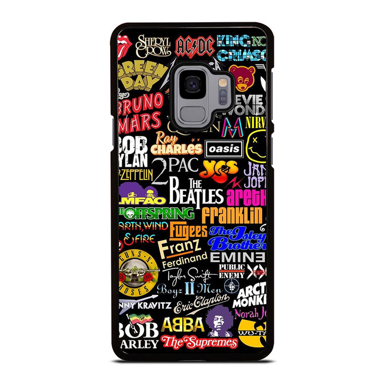 ROCK BAND COLLAGE Samsung Galaxy S9 Case
