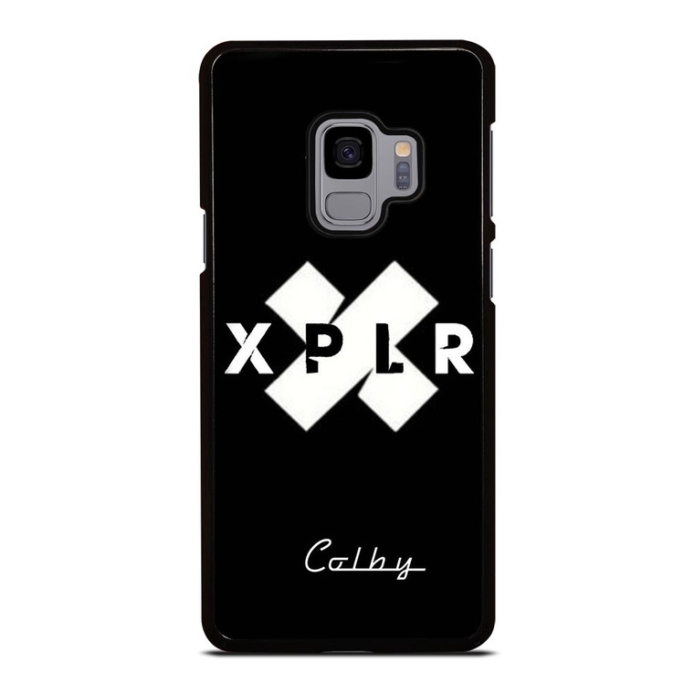 SAM AND COLBY XPLR LOGO Samsung Galaxy S9 Case