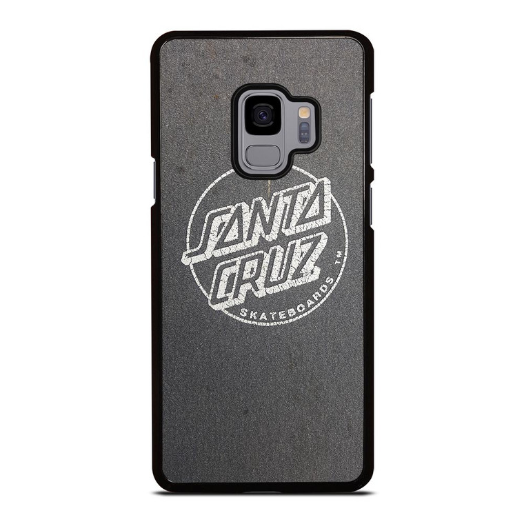 SANTA CRUZ SKATEBOARD LOGO ASPHALT Samsung Galaxy S9 Case