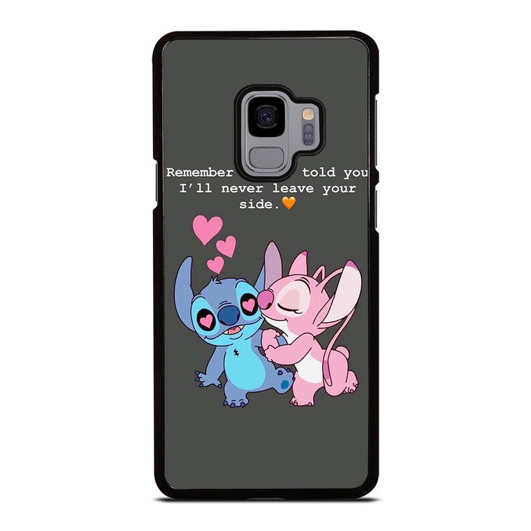 STITCH AND GIRLFRIEND LOVE QUOTE Samsung Galaxy S9 Case