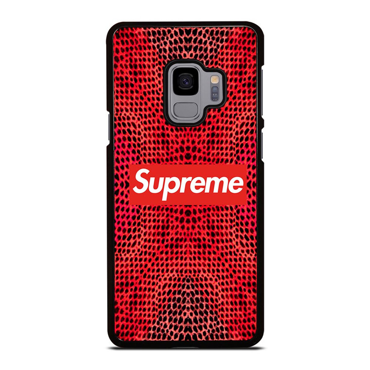 SUPREME RED SNAKE SKIN Samsung Galaxy S9 Case