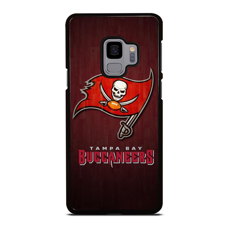 TAMPA BAY BUCCANEERS WOODEN LOGO Samsung Galaxy S9 Case