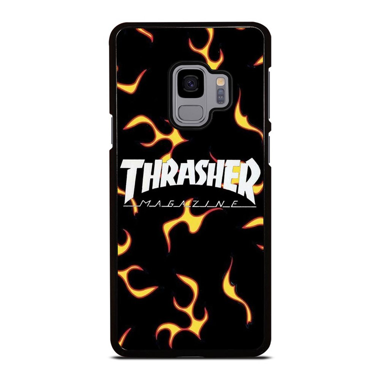 THRASHER SKATEBOARD MAGAZINE FLAME Samsung Galaxy S9 Case