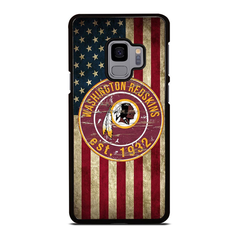 WASHINGTON REDSKINS AMERICAN FLAG Samsung Galaxy S9 Case