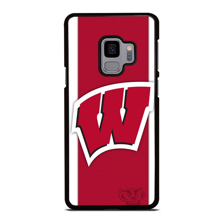 WISCONSIN BADGERS LOGO Samsung Galaxy S9 Case