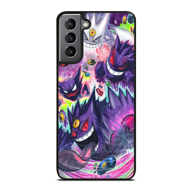 POKEMON GASTLY HAUNTER GENGAR ART Samsung Galaxy S21 Plus Case