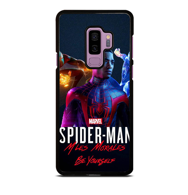 MARVEL SPIDERMAN MILES MORALES POSTER Samsung Galaxy S9 Plus Case
