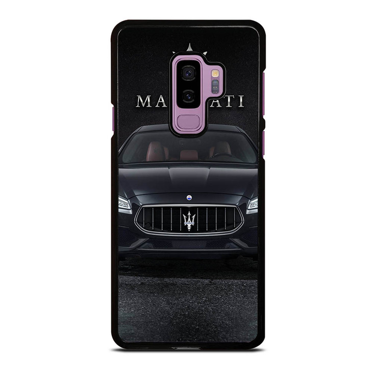 MASERATI CAR BLACK LOGO Samsung Galaxy S9 Plus Case