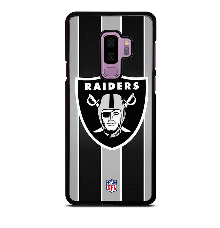 OAKLAND RAIDERS STRIPE LOGO Samsung Galaxy S9 Plus Case